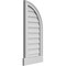 Ekena Millwork Quarter Round Top Right Surface Mount PVC Gable Vent w/ 2"W x 2"P Brickmould Sill Frame, 14"W x 32"H GVPQR14X3203SN - alternate 4
